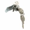 Prime-Line Mailbox Lock, 1-9/16in Cam Reach, Diecast Construction, Nickel Plated Finish, 1 Cam MP4640S